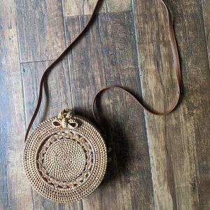 Woven Round Purse